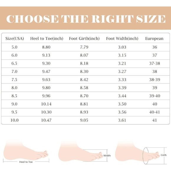 Women Cream Ankis Heels Open Toe Ankle Strap Chunky Heel Sandals 2.75 Inch - Picture 6 of 7